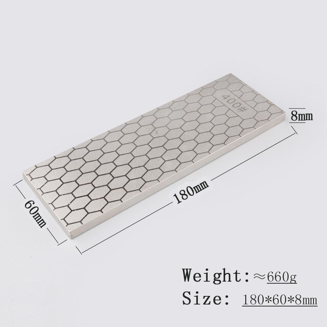 1 Pcs Diamond Knife Sharpener Sharpeing Stone Kinfe Stone Kitchen Tools Honing Blade Coarse Sharpen 400 1000 Grit Fixed base: Samll one