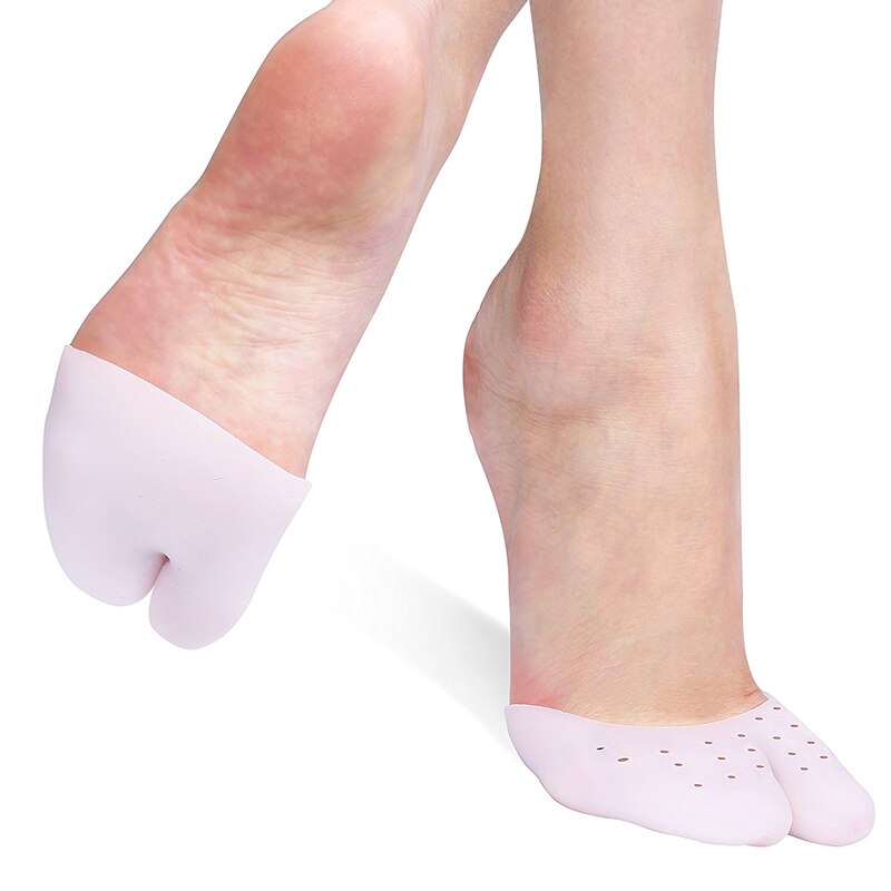 1 par byepain gel fotputer for å lindre ballett hallux valgus, skreddersydd og smertestøtte for forfoten