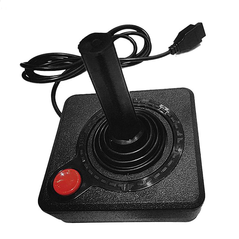 Manette de jeu pour Atari 2600 jeu Rocker avec levier 4 voies et bouton d'action unique rétro manette