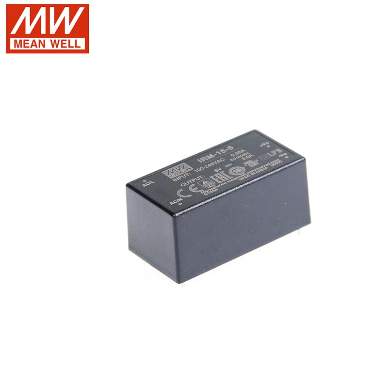 MEAN WELL IRM-15-5 15W PCB-mount assemble Encapsul... – Grandado