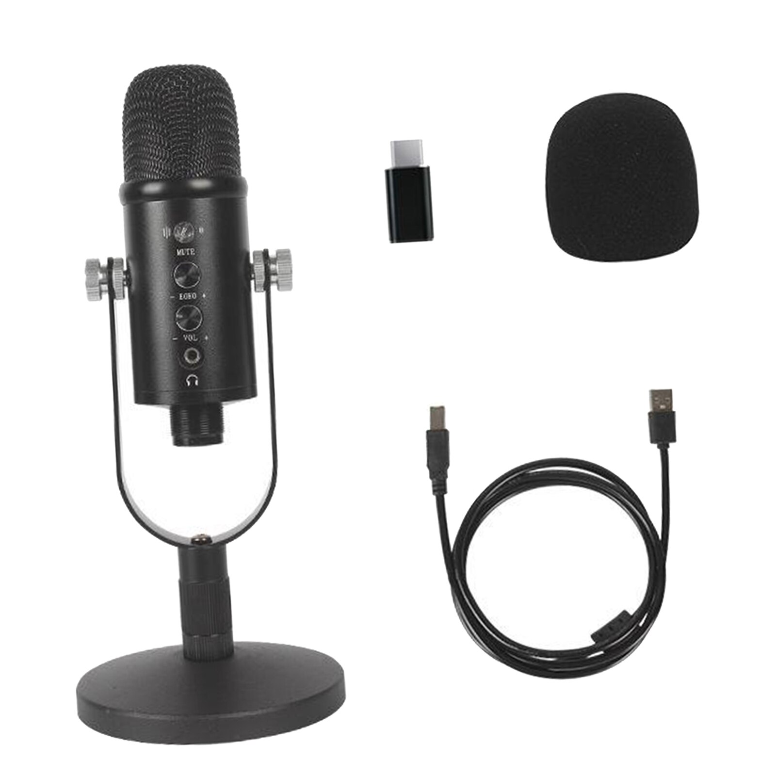 Audio Condenser Microphone Kit USB PC MIC Studio Recording Kit