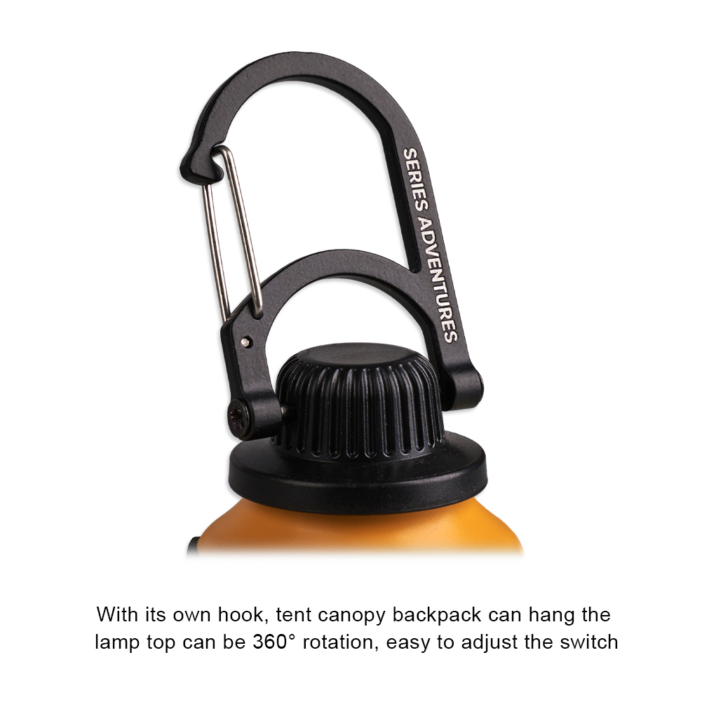 LED Outdoor Vintage Campinglamp Traploos dimmen Draagbare sfeerverlichting 30 uur Max. looptijd voor buitentuin Straatpad Gazon
