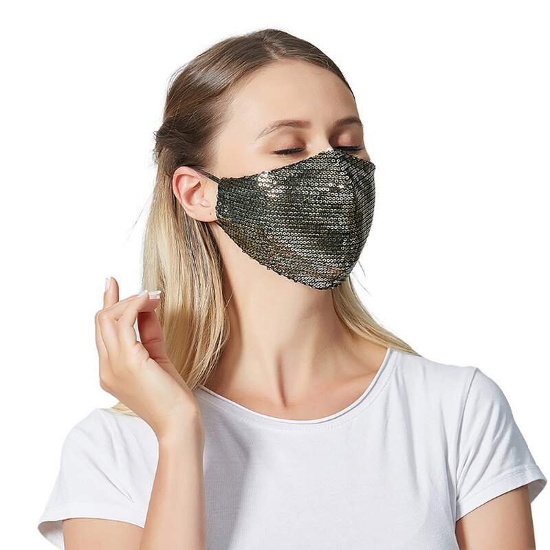 Sparkle rhinestone metall bandana glitter nattklubb heavy metal menn kvinner flerfarget skjerf tilbehør: 6