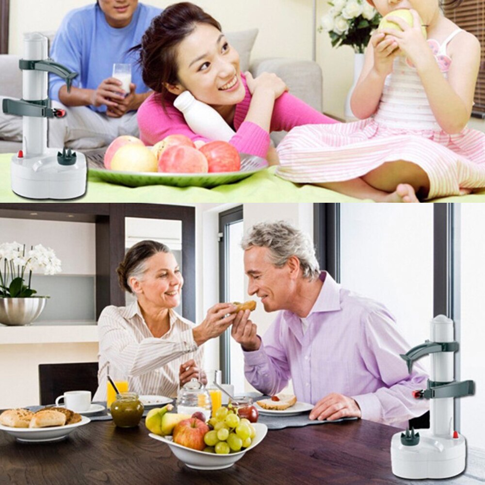 Pelapatate automatico pelapatate per frutta e verdura pelapatate elettrico lama di ricambio pelapatate batteria/caricabatterie