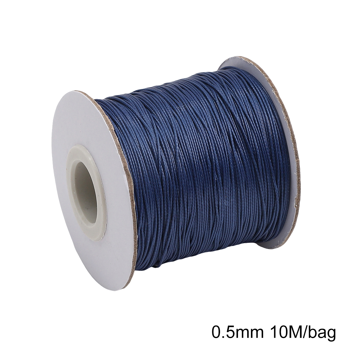 Cordão de algodão encerado coreano 0.5mm, fio encerado, colar, corda, contas para pulseira diy, descobertas de fabricação de jóias, 10 m/lote: Cáqui