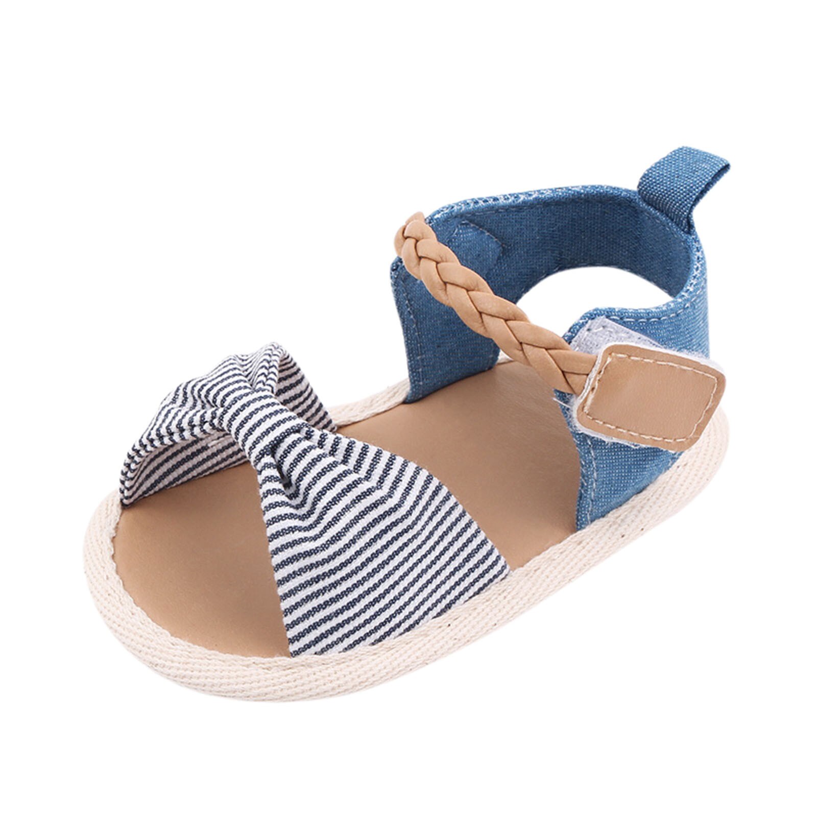 Zomer Kinderen Sandalen Baby Meisje Sandalen Strand Slippers Baby Meisjes Jongens Gestreepte Boog Strand Schoenen Peuter Prewalker Sandalias