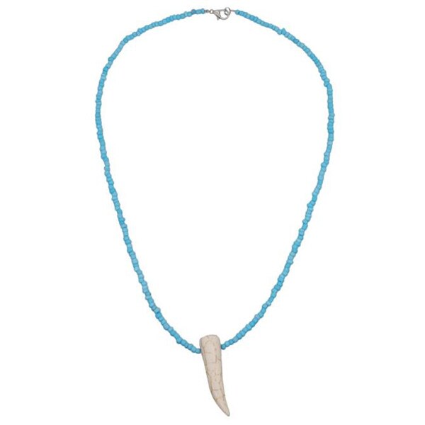 Collana di perline multistrato Boho nuovo Design moda semplice vendita calda etnica semi di spiaggia collana di corno per regalo donna: B-5