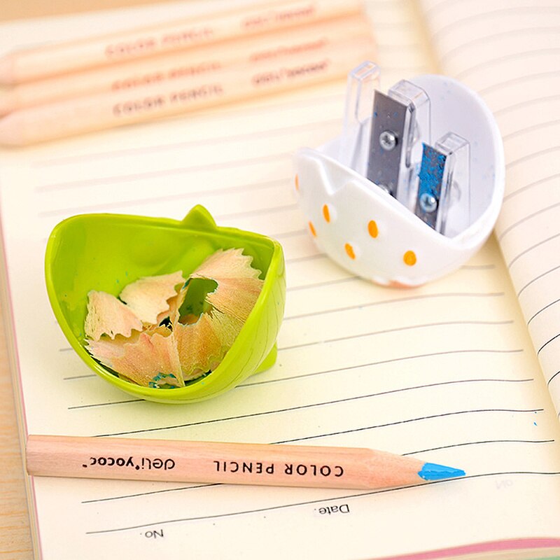 1pc Cute Kawaii Pencil Sharpeners For Kids School Supplies Stationery for Children Stationery Plastic Sharpener