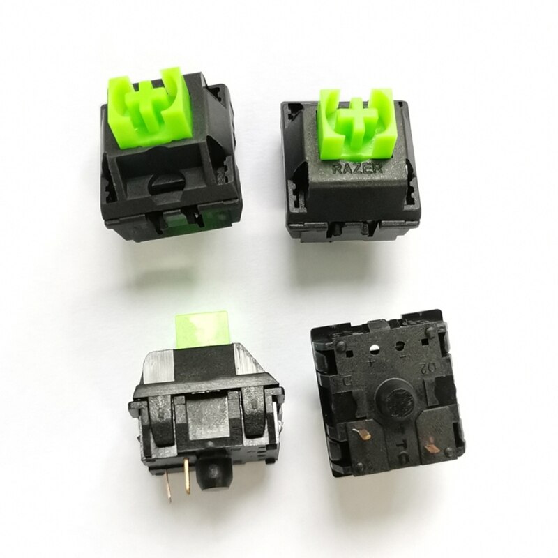 4 stk 3 pin razer grøn switches akse til razer blackwidow chroma gaming mekanisk tastatur til cherry mx gateron switches