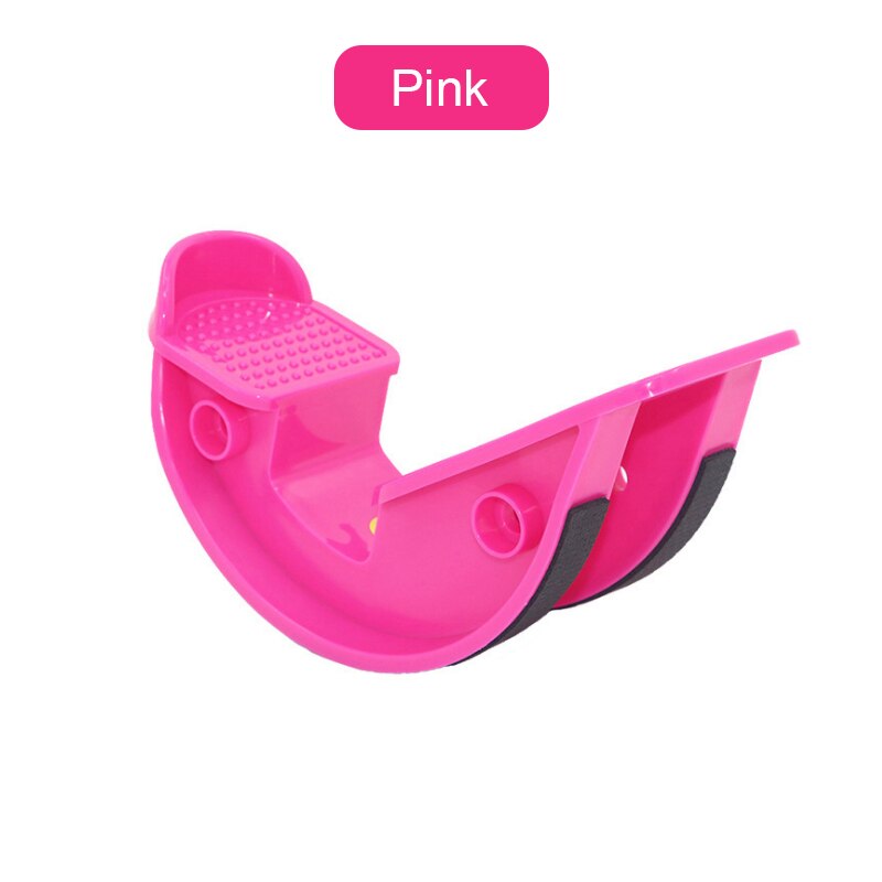Foot Rocker Calf Ankle Stretch Board for Achilles Tendinitis Muscle Stretch Massage Fitness Pedal Stretcher Plantar For Yoga: Pink