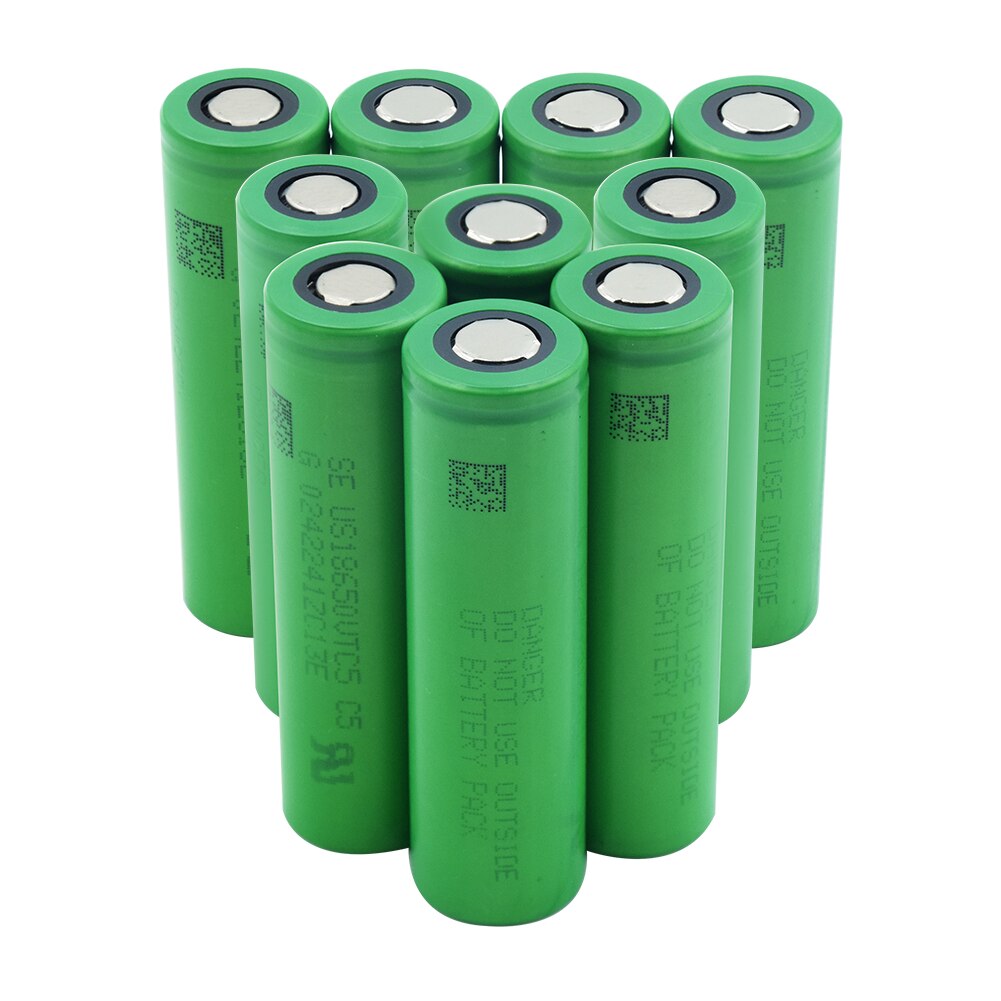 Batería 100% 18650 de 2500 MAH, 3,6 V, 18650, VTC5