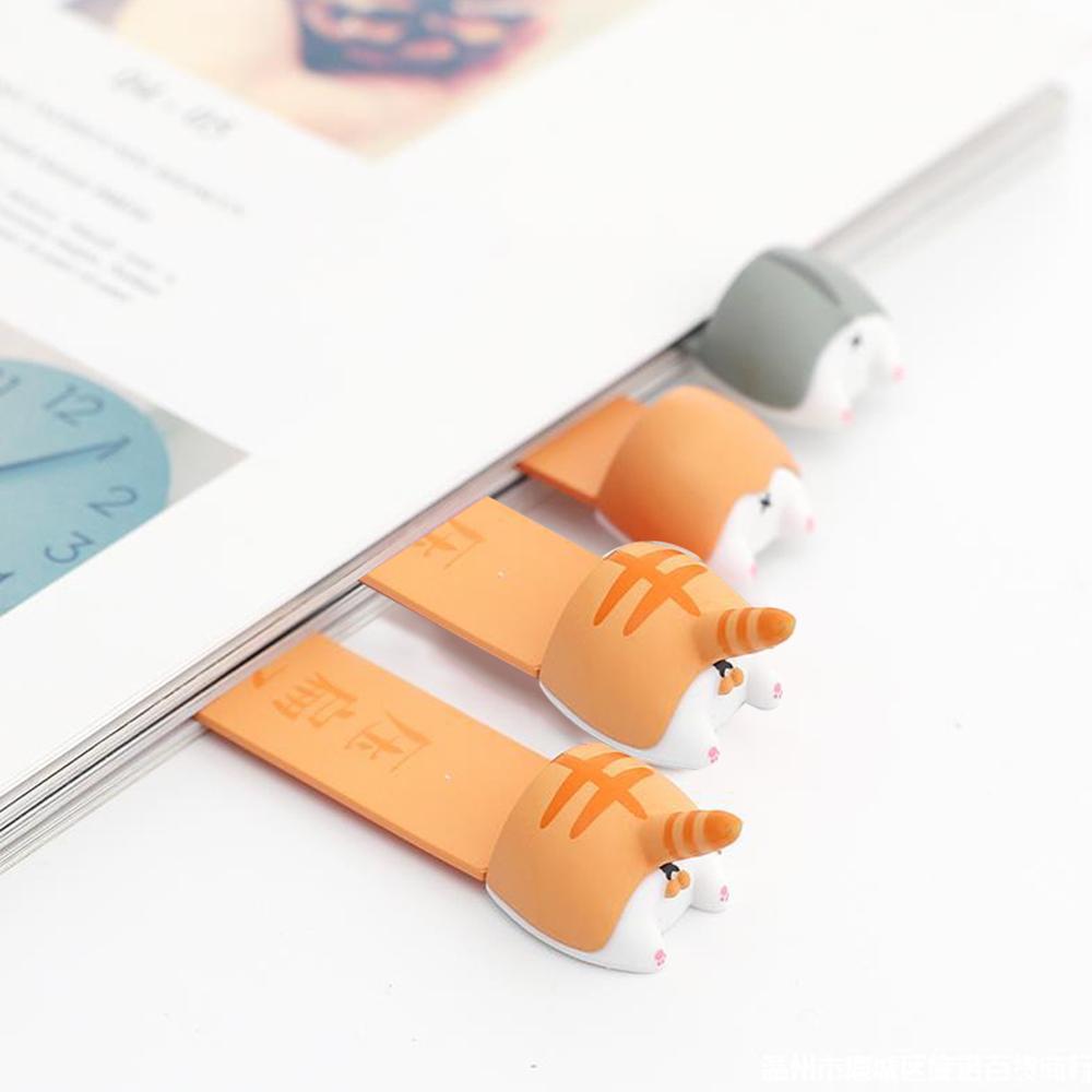 3D Animal Butt Bookmarks Cute Cat Corgi Hamster Bookmarks for Kids Adults Book Lovers School Library Office Home UseDropshipping