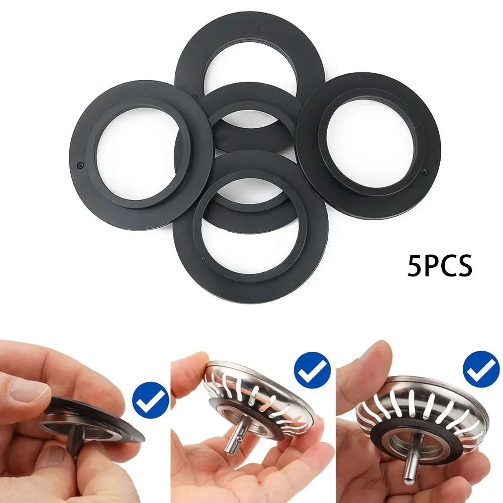 5 Stuks Rubberen Afdichtingsring Pakking Voor Franke Mand Zeef Plug Voor 78 79 80 82 83 Mm Gootsteen Afvoer Rubberen Pakking Afdichtingen