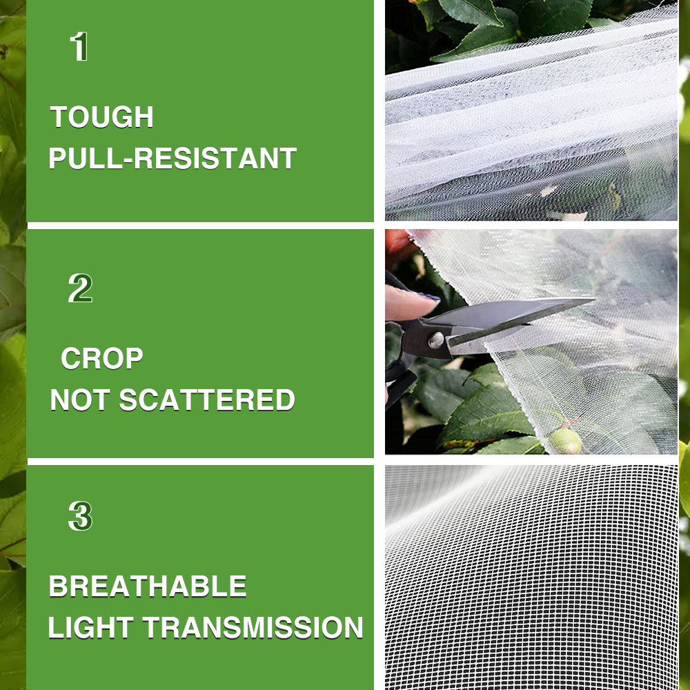 Garten Nylon Netze für Gewächshaus Obstgarten Gemüse Insekten Schutz Pflege Abdeckung Blume Schutzhülle Schädlingsbekämpfung Anti-vogel Mesh