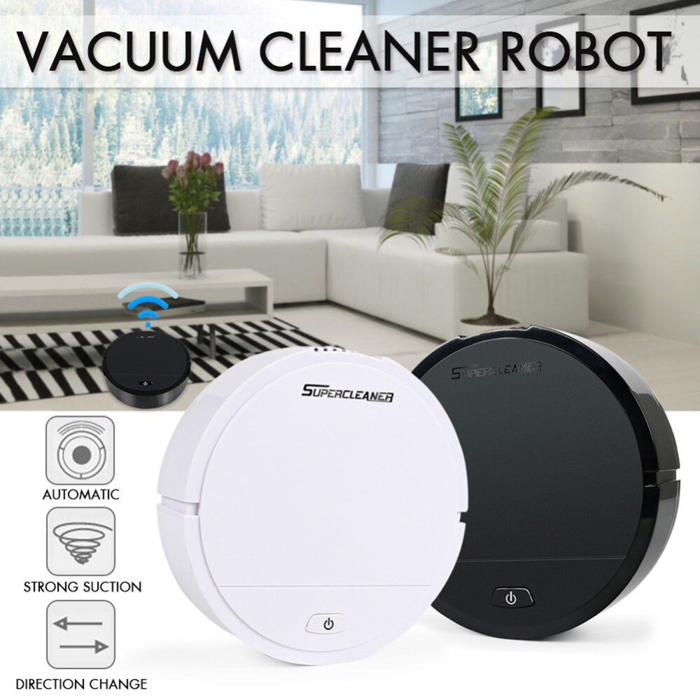 Smart Automatic Sweeping Robot Vacuum Strong Suction Wet Dry Clean Smart Sweeper Floor Mopping Smart Robot Home Appliances