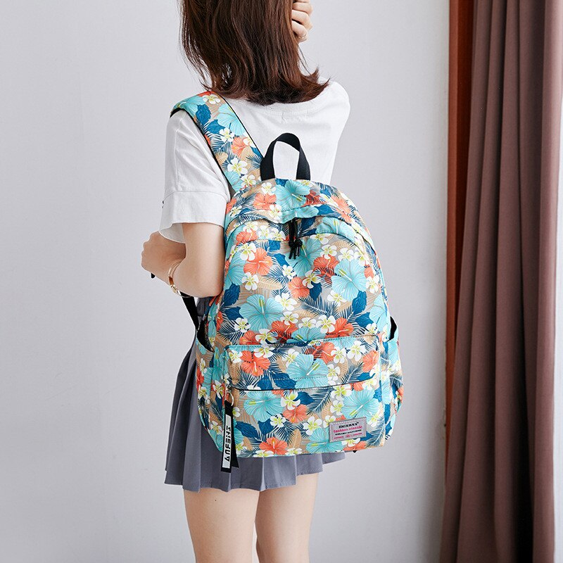 Schooltas voor tienermeisjes, vrouwen, laptoprugzak, bedrukte rugzak, mochila feminina escolar, laptopreistas, dagrugzak