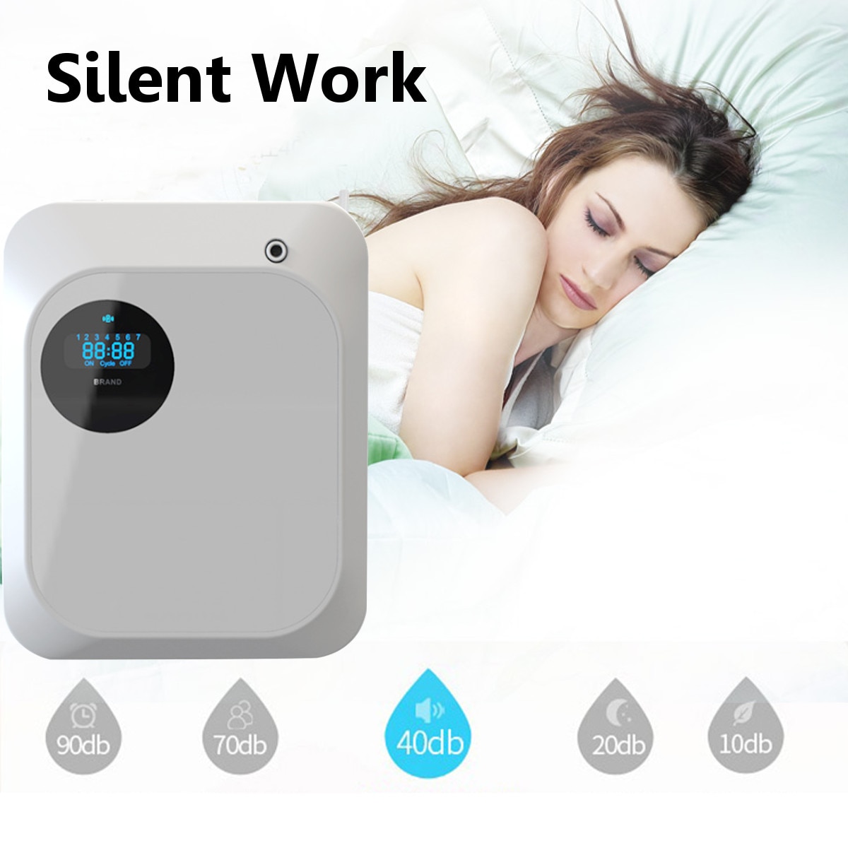 65ml Hotel Lobby Perfume Diffuser Machine Wall Mounted Aroma Nebulizer Air Purifier Scent Unit Dispenser Aroma System