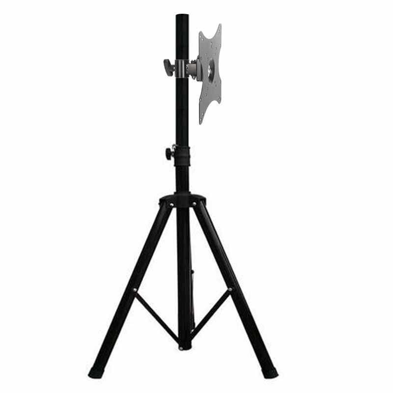 DLS-10A 14-40&quot; Movable Folding LCD TV Floor Stand TV Mount Cart Display Rack Full Motion TV Tripod Loading 50kgs VESA 200x200mm: NEW JOINT BLACK