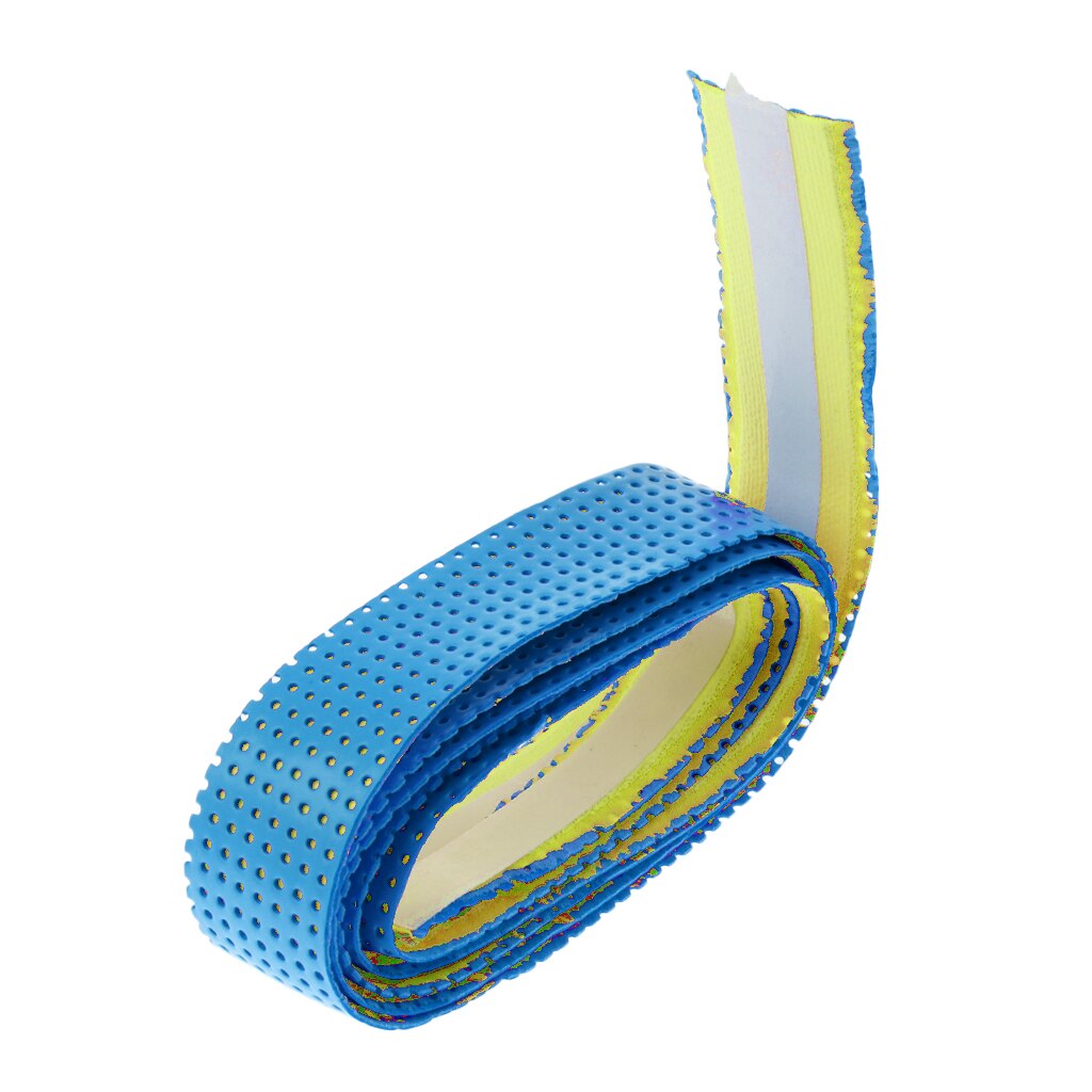 Lightweight Slip Resistant Polymer Bat Grip Wrap Tennis Badminton Tape Band: Blue