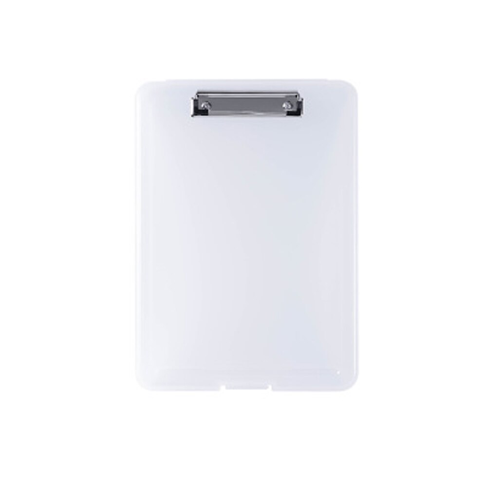 A4 Clipboard Filing Storage Case Multifunctional Campus File Office Workplace Family Office Desktop Organizing Supplies: Transparent