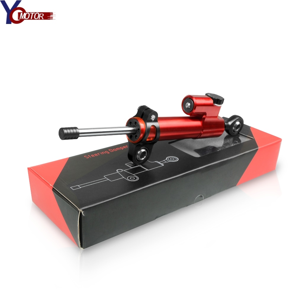 Motorsykkel cnc styrestabilisator demper støtdemper stabil styring til ducati hypermotard 796 821 939 950 1100