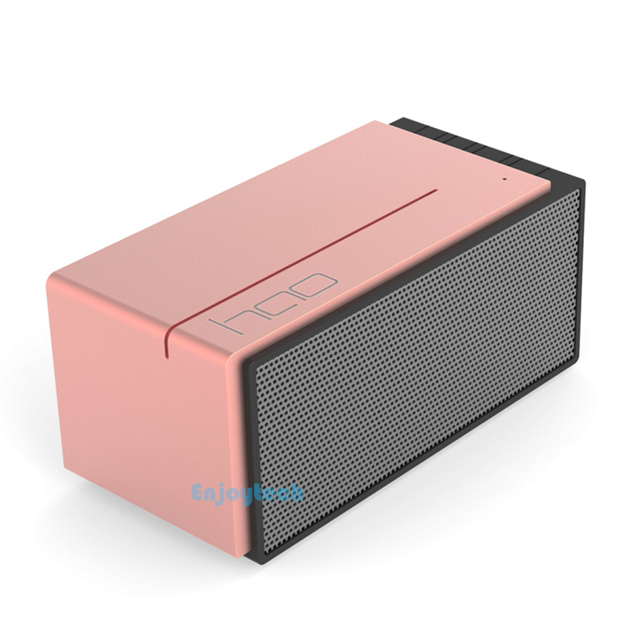 Metal Mini Wireless Bluetooth Speaker Subwoofer for iPhone Samsung Huawei Xiaomi Android Smartphones: Rose Gold