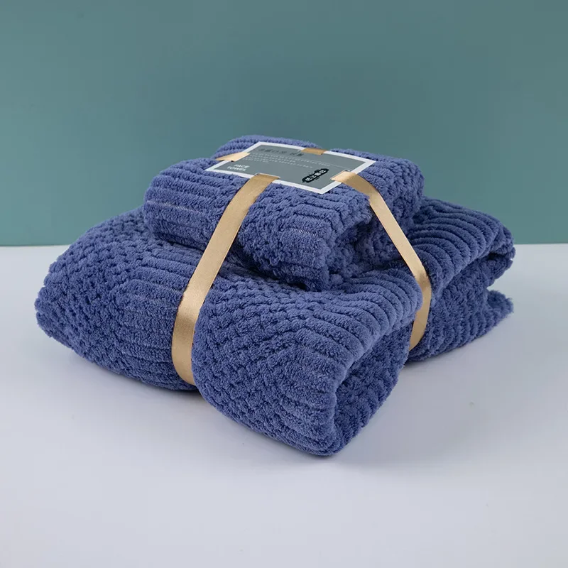 Koraalvlies absorberende handdoeken voor haar, zwemmen, gezicht, handen en bad, microvezel handdoeken, badhanddoeken, microvezel handdoekenset, badhanddoek: 24#