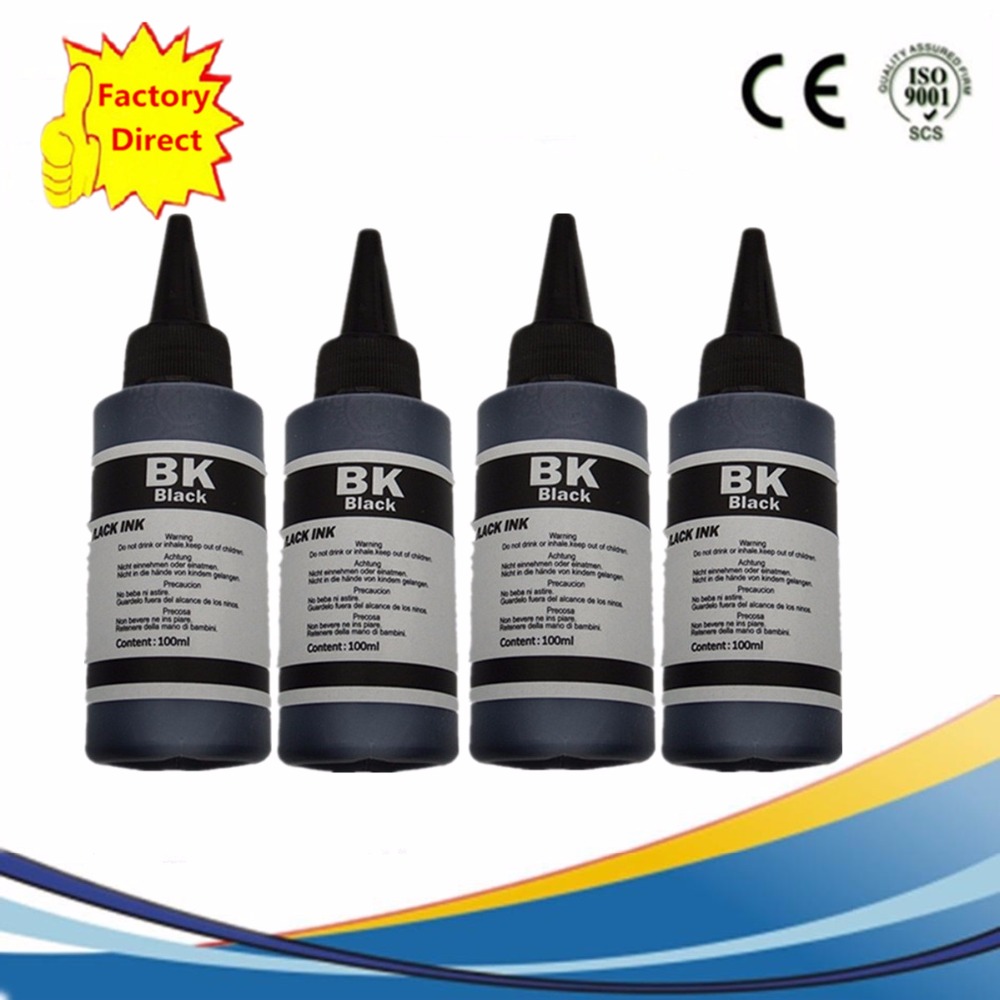 ink Dye Ink Premium 450 451 550 551 150 151 250 251 all 5 Color printer cartridge ciss Bottled ink Refill Kit: 4BK