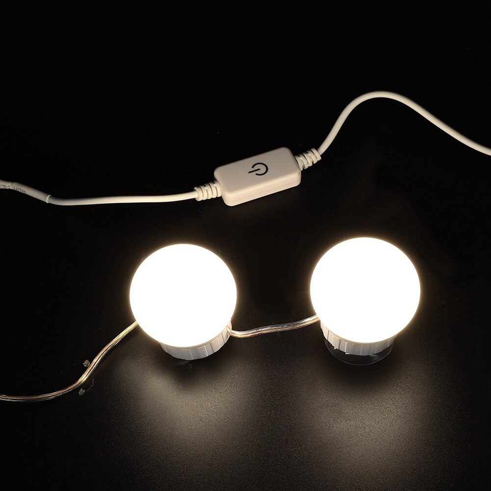 4 Types LED ampoule miroir lumière vanité USB tact – Grandado