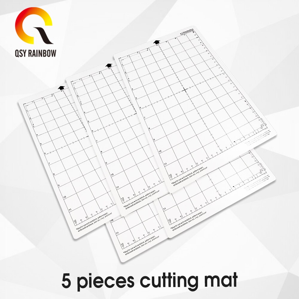 Tapete de corte para Silhouette Cameo 3/2/1, 5 uds., 8x12 pulgadas, agarre estándar