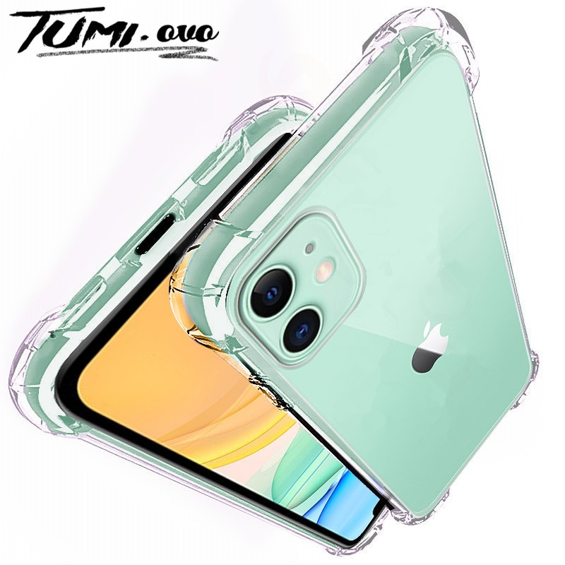 Luksusowe, odporne na wstrząsy silikonowe etui do iPhone SE 2020 11 Pro Max XR XS X przezroczyste etui do iPhone 7 8 6S 6 Plus 5 5S SE okładka