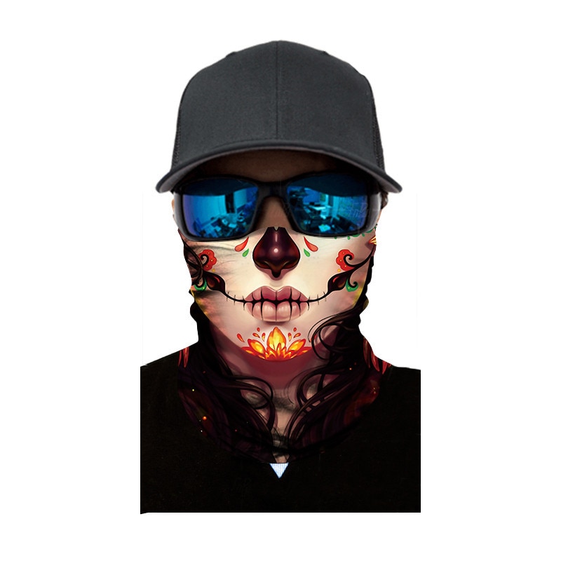 25# Face Masks Multifunctional Head Scarf Neck Cover With Safety Filter Washable Cloth Anti-pollution Multifunctional Mask