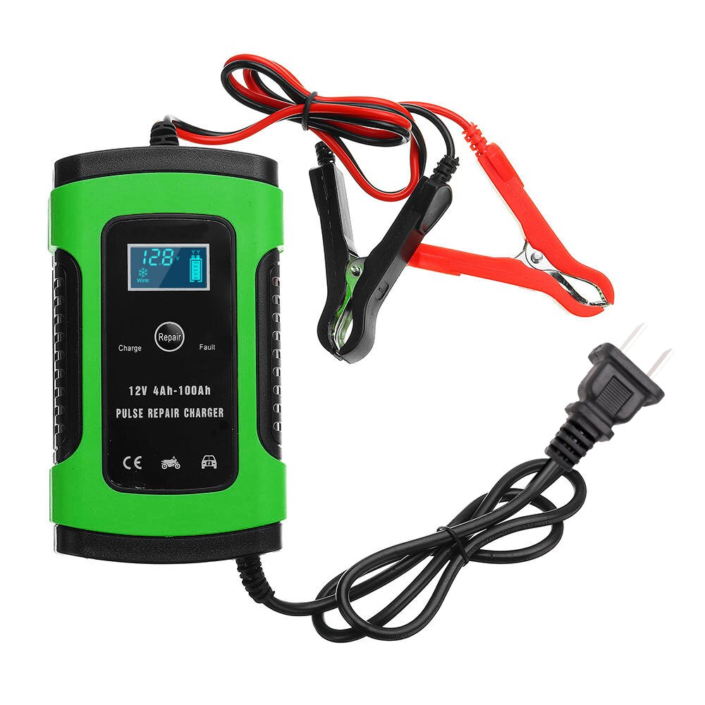 12 V 6A Car Intelligent Pulse Full Automatic Maintainer Wet Dry Leads Acid Car Jump Starter Emergency Starting Powers