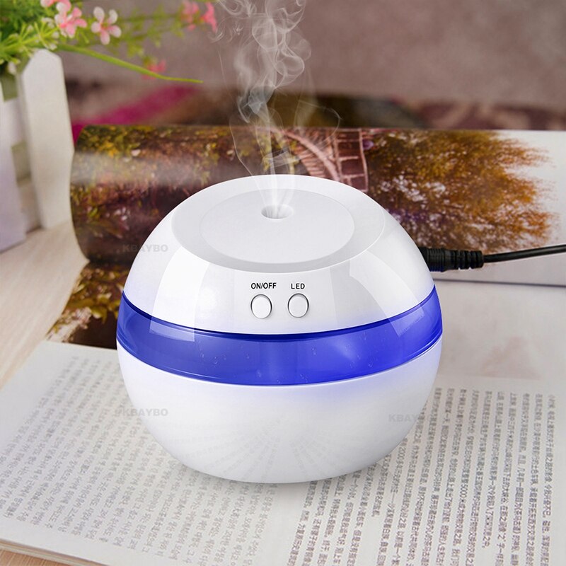 Usb 5V Ultrasonic Air Aroma Humidifier Electric Aromatherapy Essential Oil Aroma Diffuser With Color Led Lights