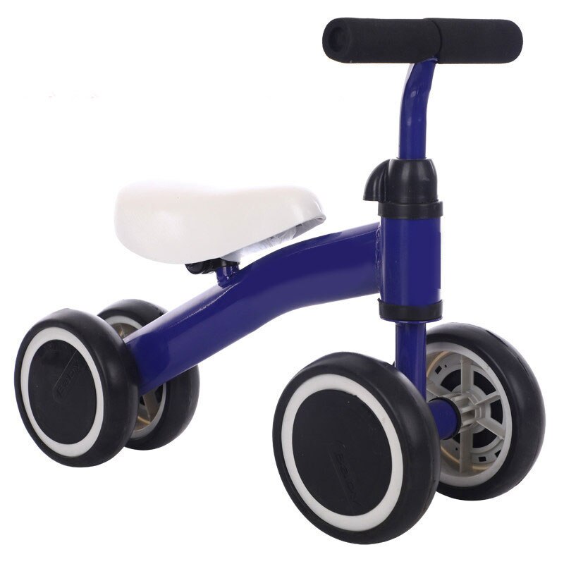 Baby Balance Bike Kids Indoor Outdoor Toddler Walk Bike Kids Push Bike Bicycle for Kids Ages 12-24 Months BM88: Blue