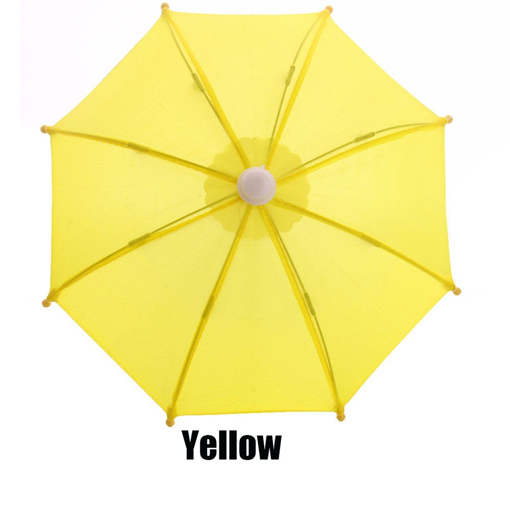 Neue Stil Bunte Kunststoff Mini Regenschirm Regen Getriebe Spielzeug Regenschirm Baby Spielzeug Mädchen Puppe Verschönerung Puppe Kleidung Dekoration: Violett