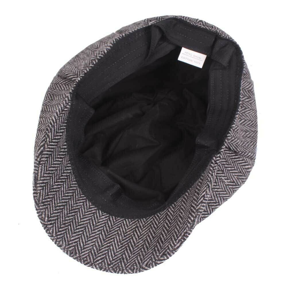 Sleckton geruite fedora baretten platte pet dames achthoekige petten katoenen schildershoed casual krantenjongenshoeden voor dames