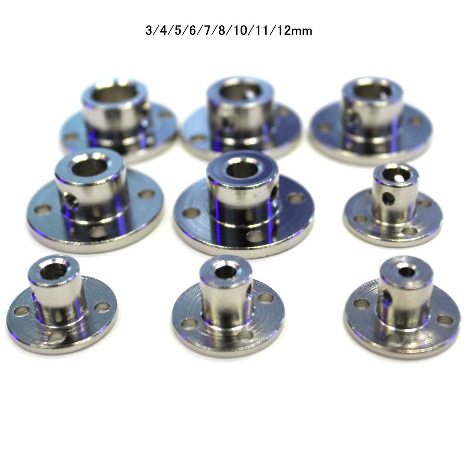 45# steel Rigid Flange coupling 8mm diy Metal coupling flange plate 3 4 5 6 7 8 10 11 12 mm