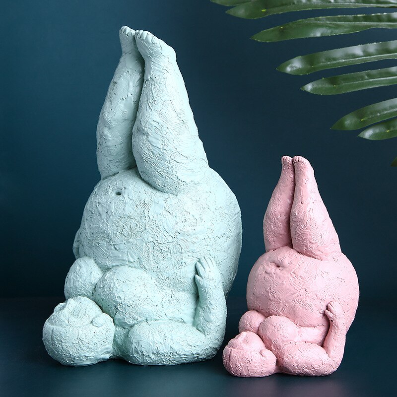 Abstract Fat Lady Figurines Art Yoga Plump Women Statues Resin Female Character Tabletop Decor Crafts Home Decoration Ornaments