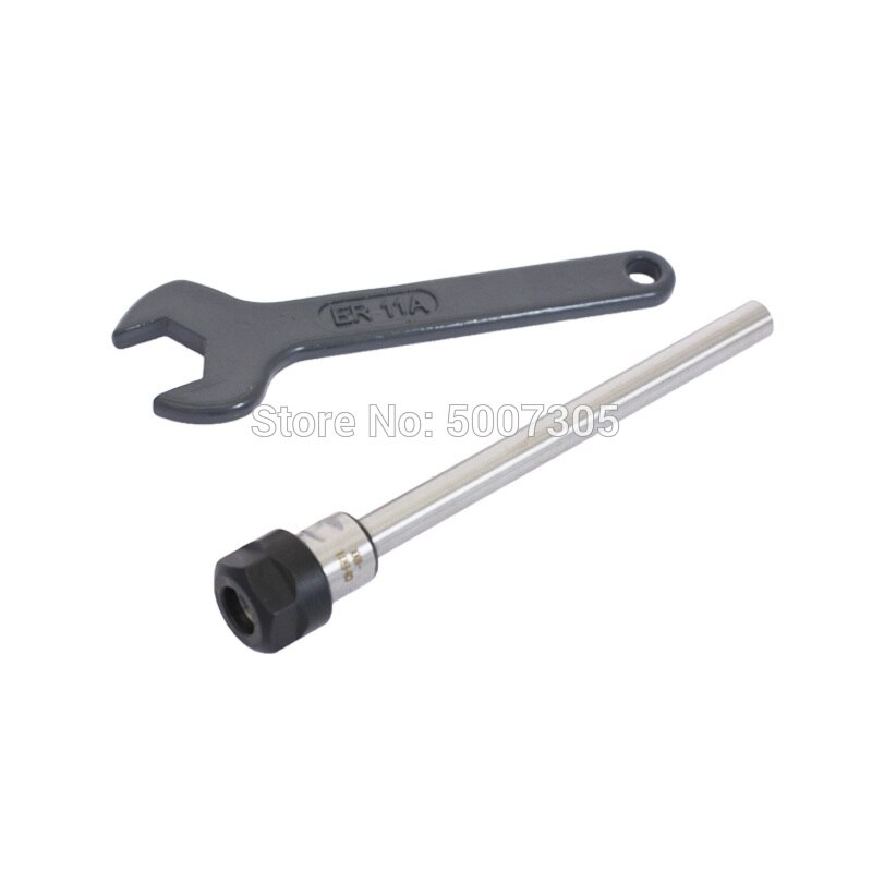 1 Set C8 ER11 100L 150L C8 ER8 100L 150L Cnc Verlengstuk/Bar Rechte Schacht Met Moersleutel cnc Frezen Draaibank Voor ER11 Collet