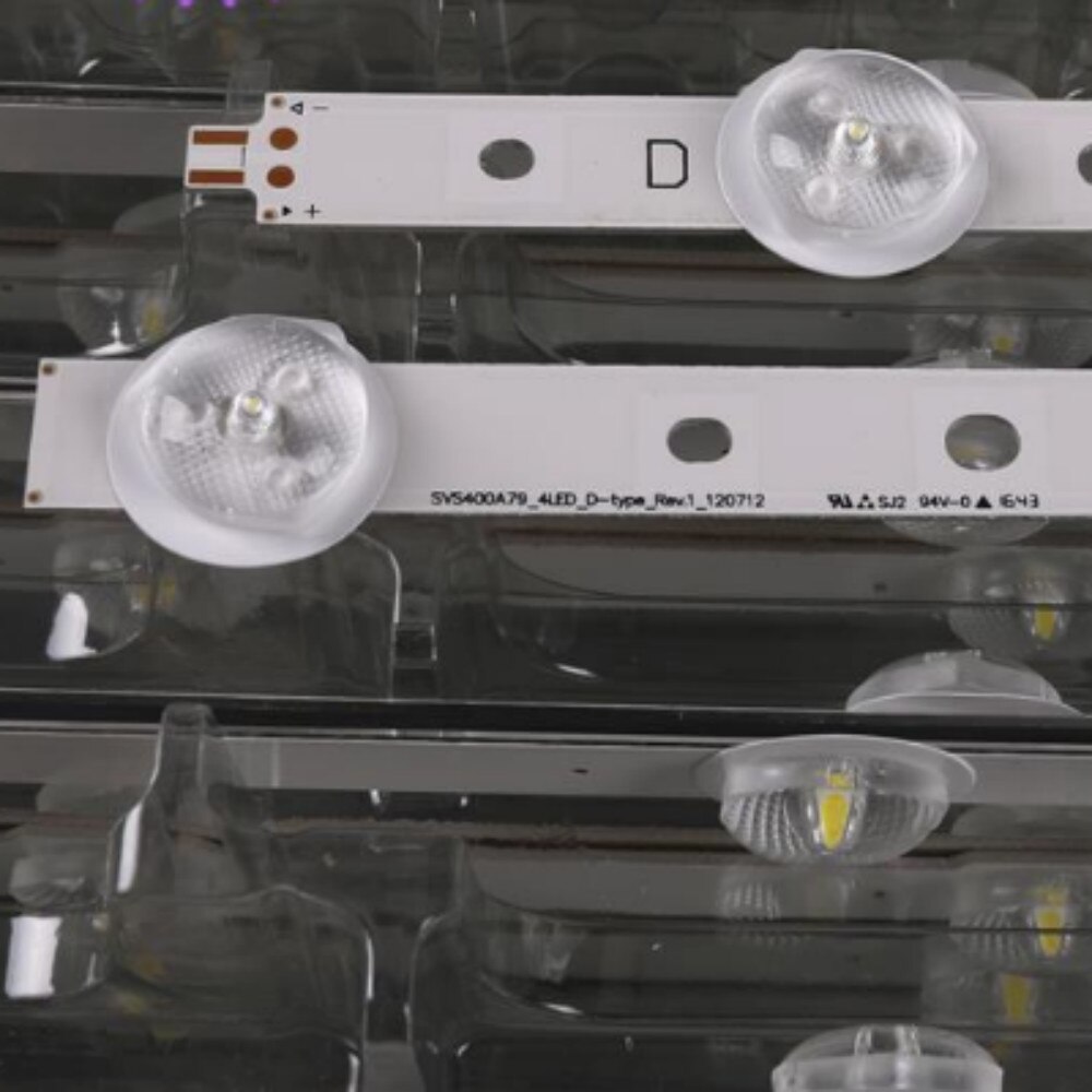 Tira de luces LED de retroiluminación, accesorio para televisor samsung, UE48H6400, BN96-30453A, BN96-30454A, D4GE-480DCA-R3, novedad, 12 unids/set por D4GE-480DCB-R3
