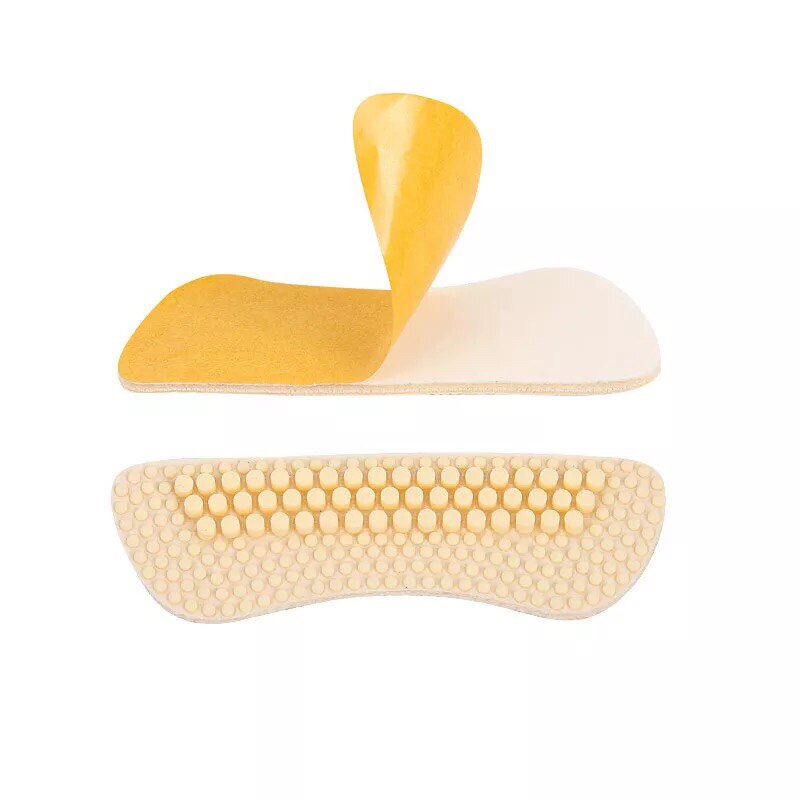 1Pair Massage Silicone Inserts Soft Sticky Silica Gel Fabric Shoe Pads Liner Grips Back Heel Inserts Insoles