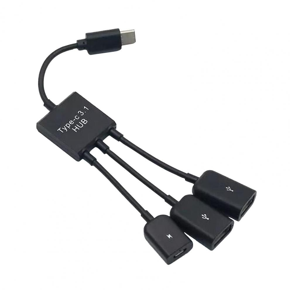 Hub Adapter OTG Portable Type-C USB Cable Converter for Mobile Phone: Default Title