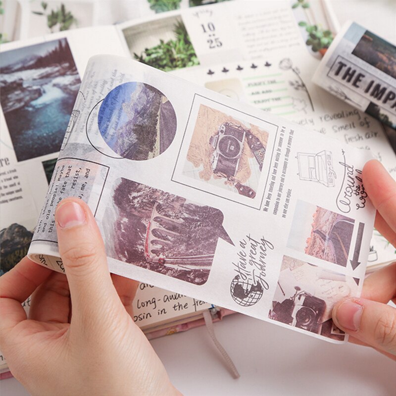 15-30mmx3M Half stad serie papier washi tape DIY Decoratieve scrapbooking sticker album Scrapbook masking tape plakband