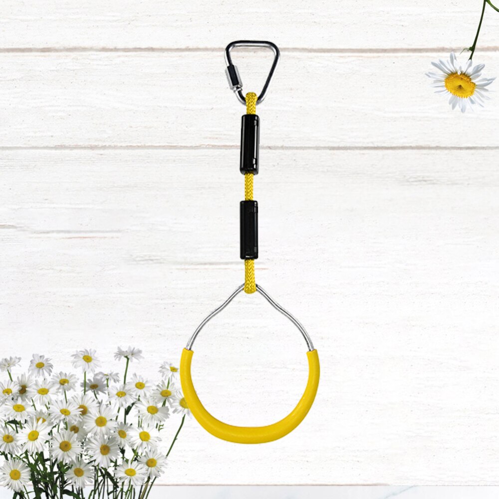 1PC Plastic Gymnastic Ring Children Fitness Ring for Kids Exercise Strength Bodyweight Training (Red)