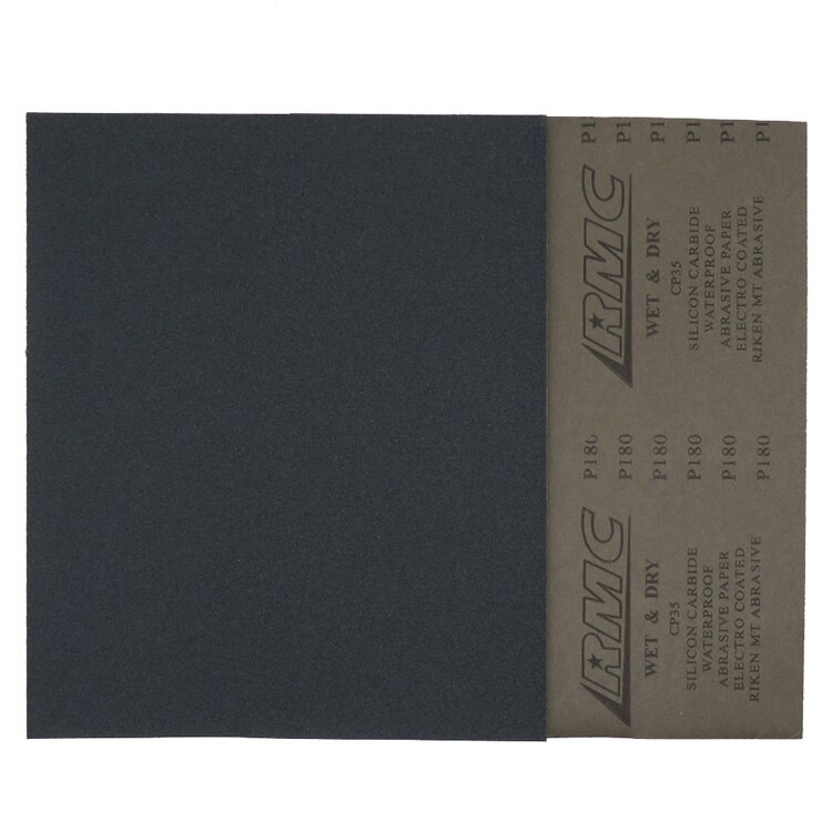5 ark 9 " x11 " vattentätt sandpapper slipande slipark 60 to 2500 korn för bilslipning av trämöbler: 180