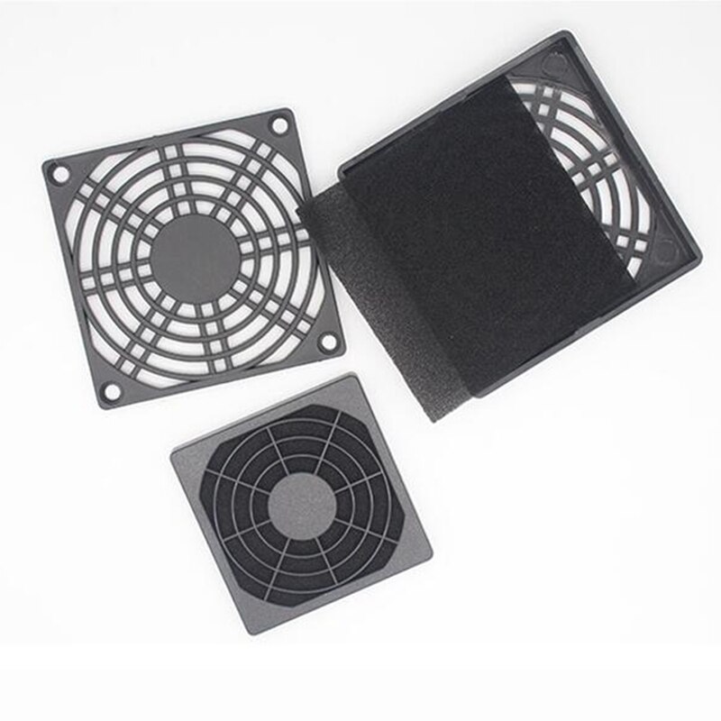 10 Uds a prueba de polvo 120mm ventilador con cubierta de polvo filtro Protector parrilla cubierta protectora para PC calcular limpieza cubierta del ventilador 120mm