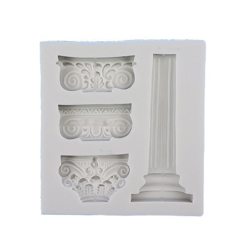 Ancient Greek Pillars Mold Roman Column Mold Sugarcraft Chocolate Pastry Polymer Clay Epoxy Resin Art Crafting Tools: 2