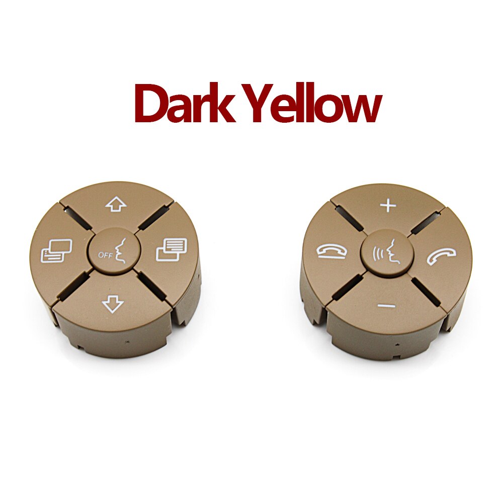 Botones multifunción para volante de coche, pulsadores para Mercedes Benz R ML GL CLS SL SLK SLR clase W251 W164 W219 W230 W171 2007: W251 164 Dark Yellow