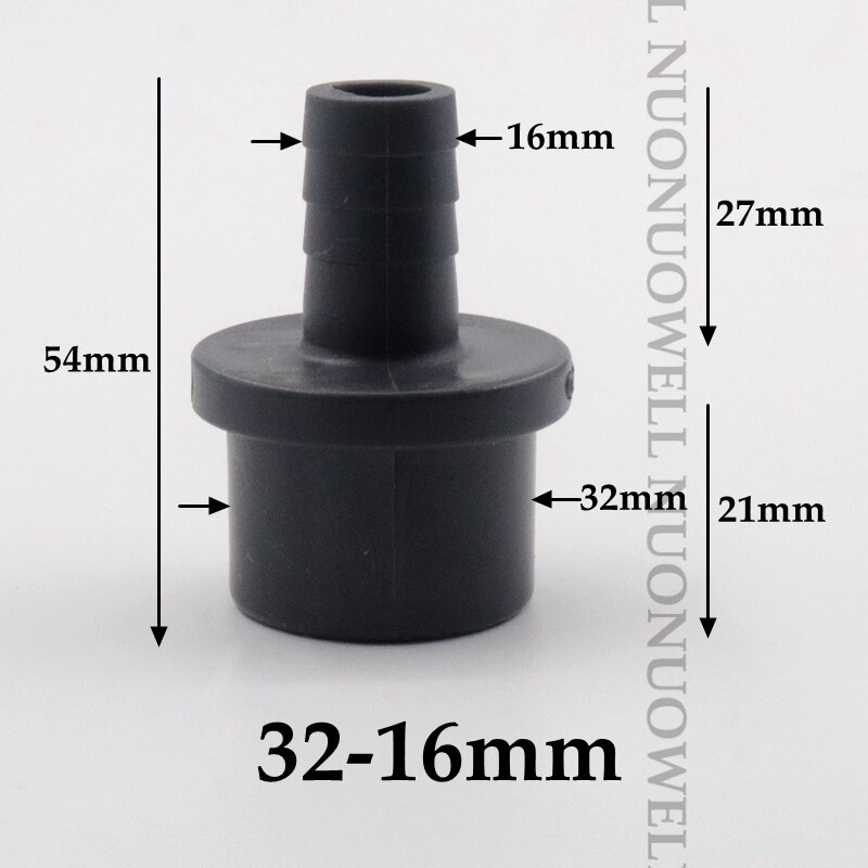 1 ~ 20Stck 32 ~ 40mm Flache Zu 16 ~ 40mm Pagode Kunststoff Stecker Bewässerung Adapter Aquarium rohr Montage Aquarium Schlauch Widerhaken Gelenke: 5Stck / 32-16mm